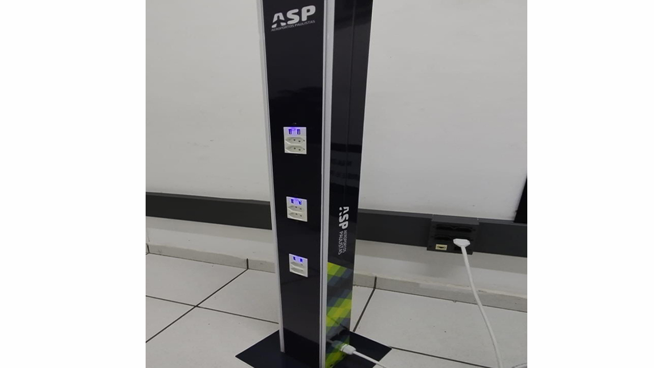 Totem para Tomadas -  customização visual